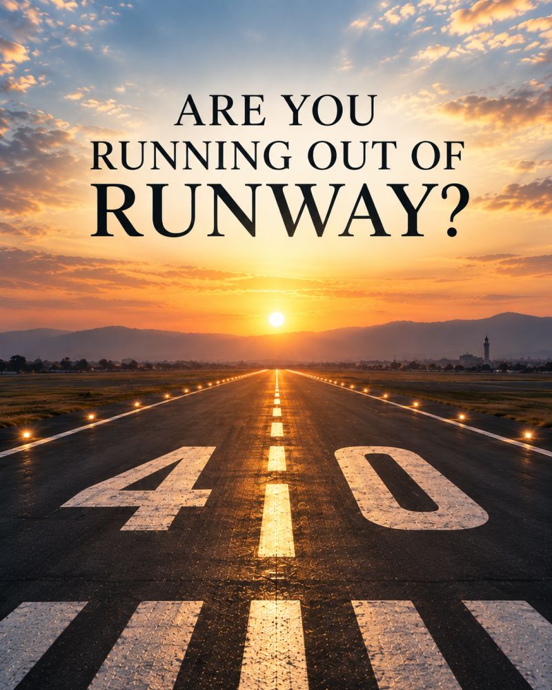 A scenic landscape evoking reflection on life's journey and runway