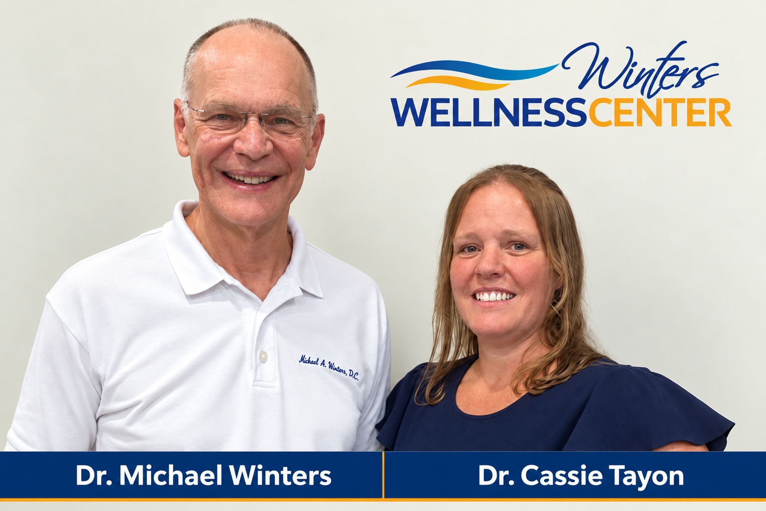 Dr. Michael Winters, DC and Dr. Cassie Tayon, DC