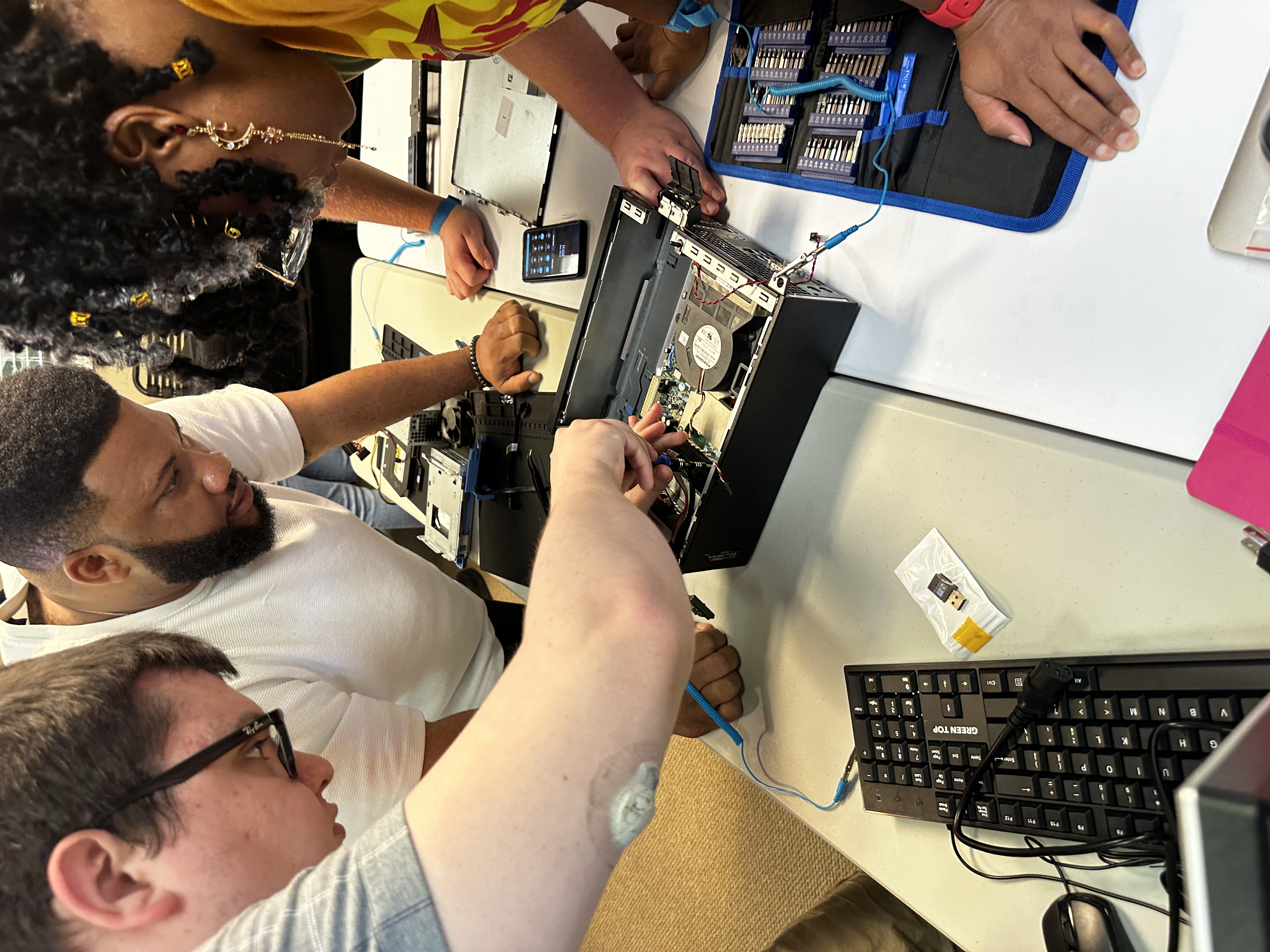 Cybersecurity training in Tampa Bay — a security analyst monitoring threats at Access Computer Training