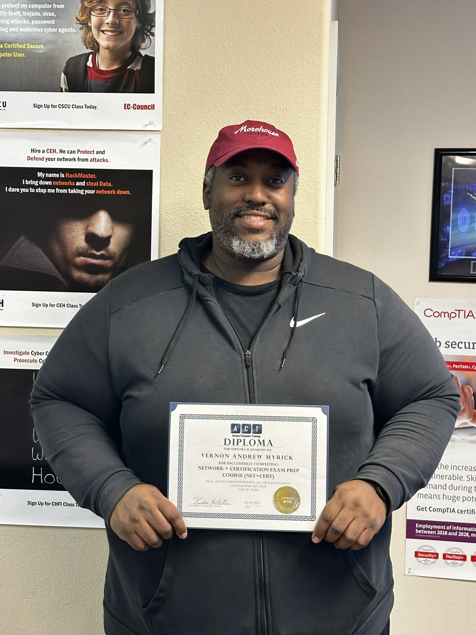 Access Computer Training graduate who chose IT certification over a coding bootcamp in Tampa Bay