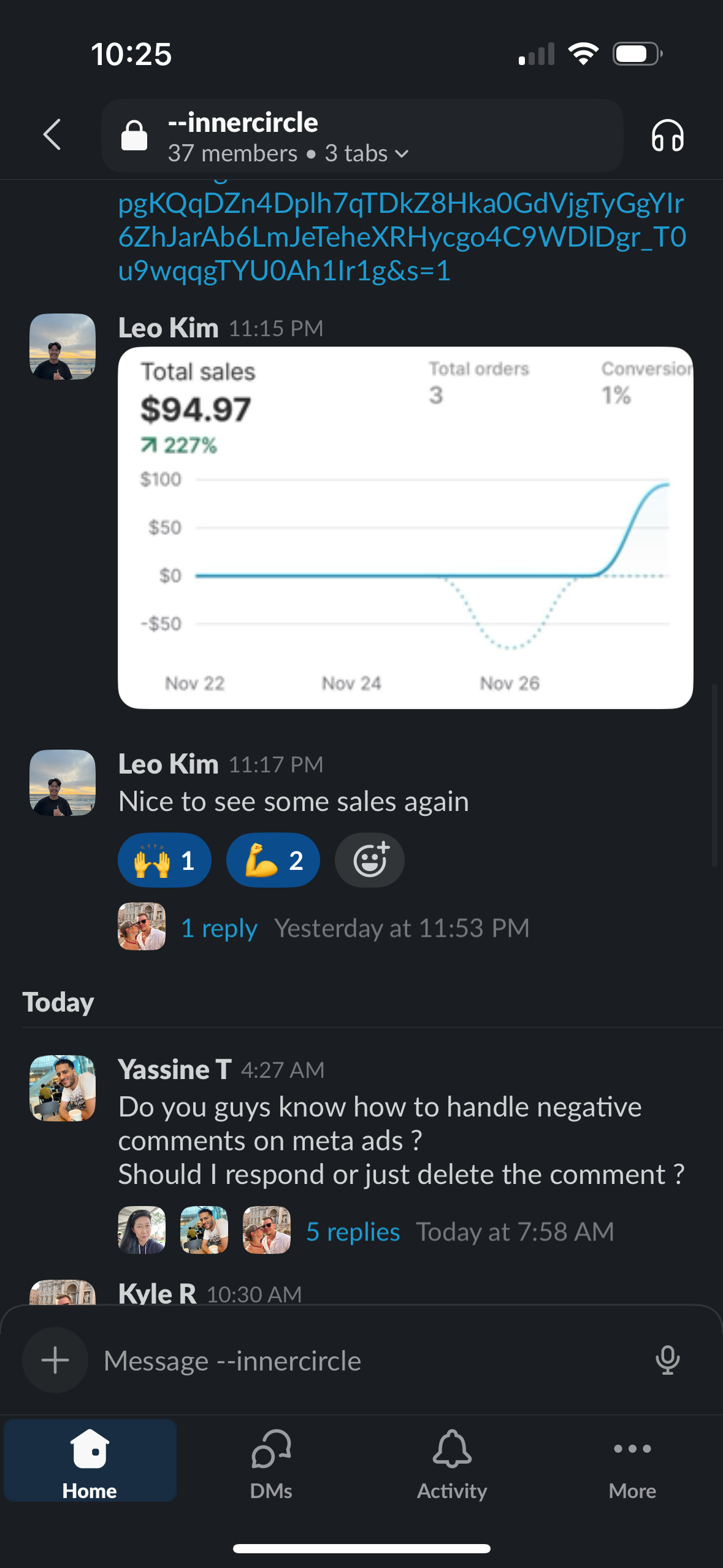 Kyle's result