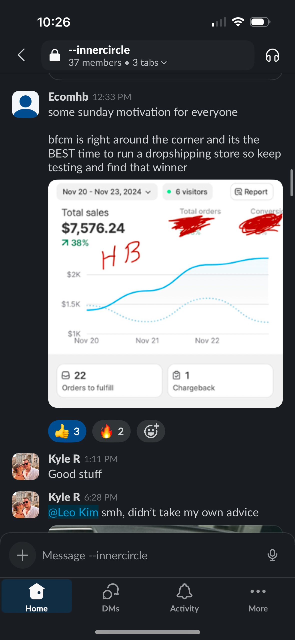 Kyle's result