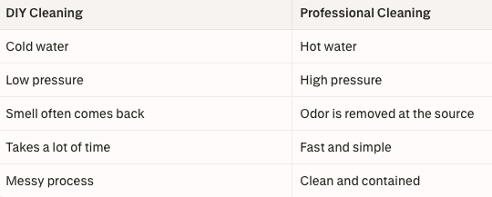 DIY vs Professional Trash Can Cleaning