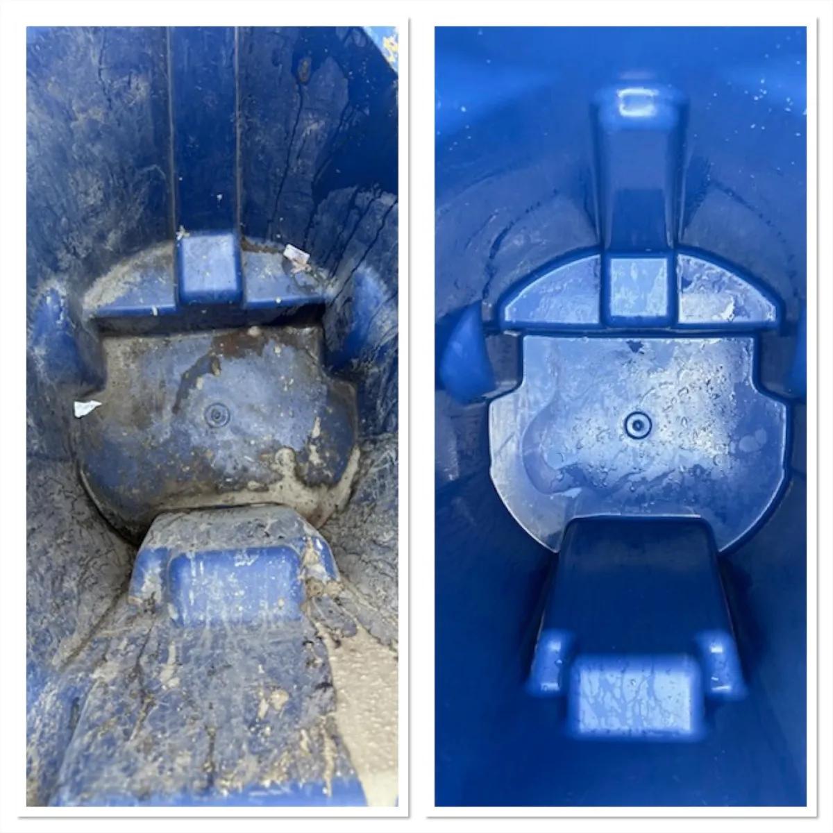 Dirty to clean trash can in Reading, PA