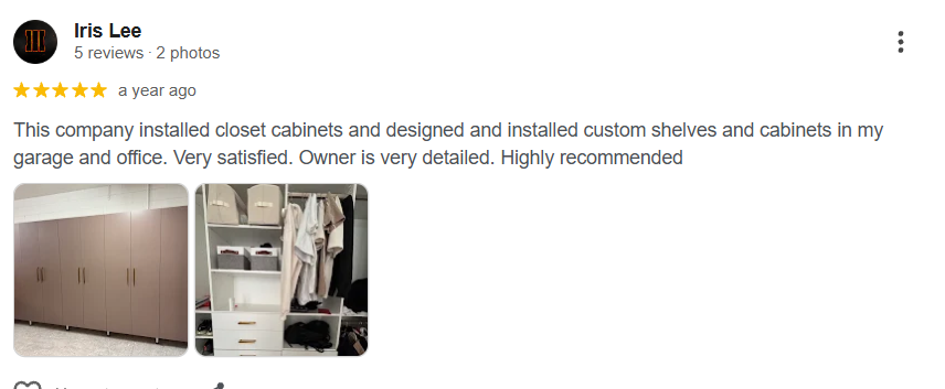 5-star customer review