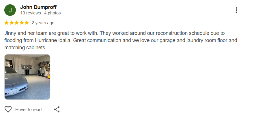 5-star customer review