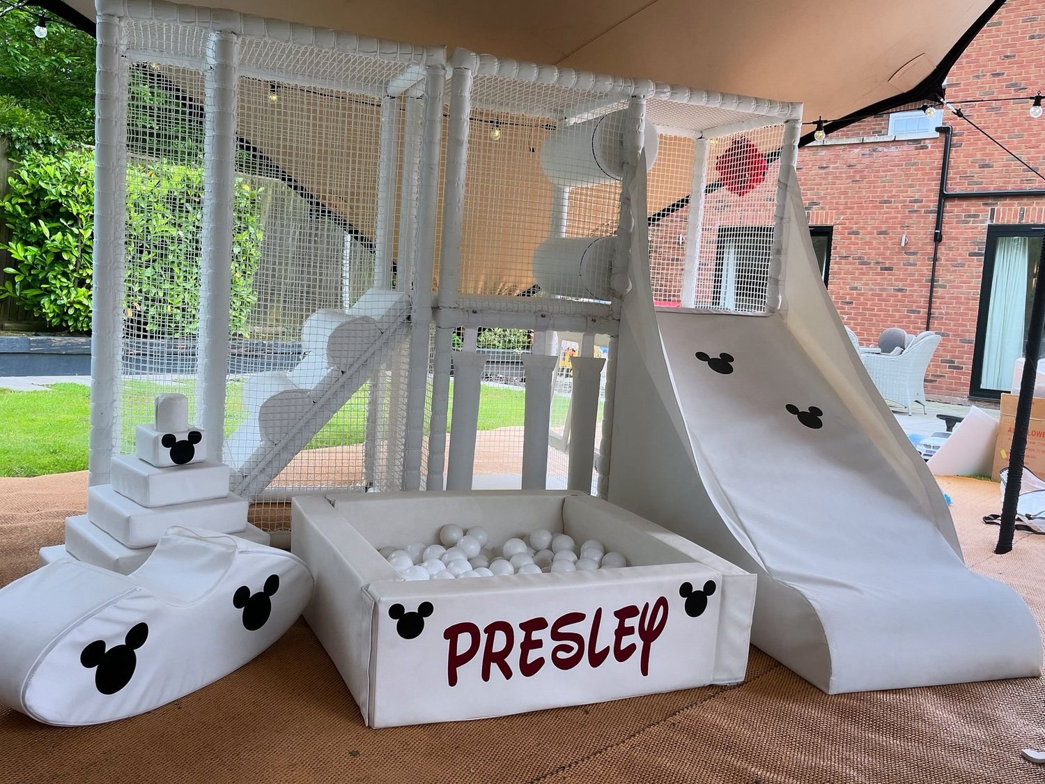 Luxury soft play setup by The Toddler Town Co