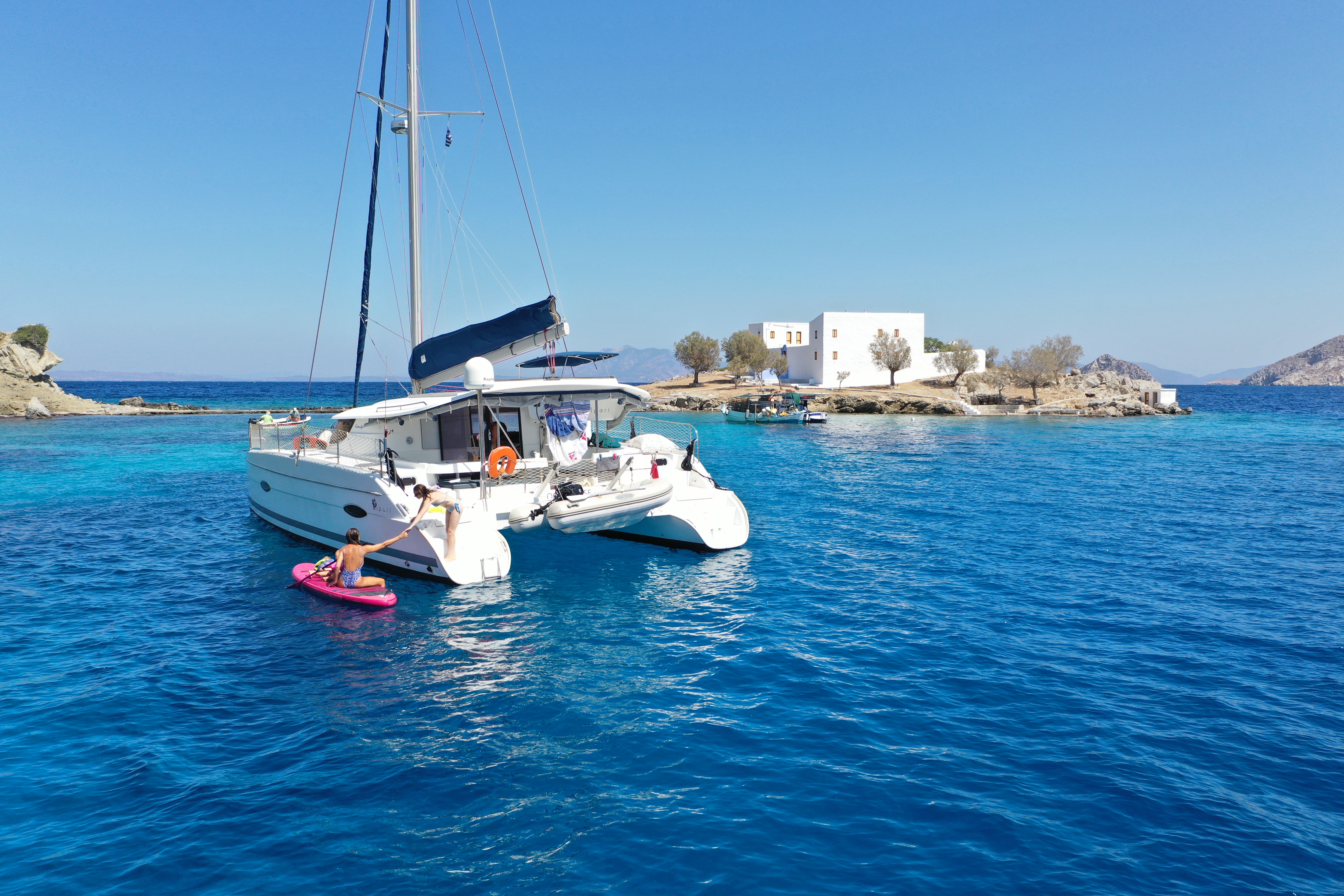 The Ocean Wise 40ft catamaran, your private home on the water
