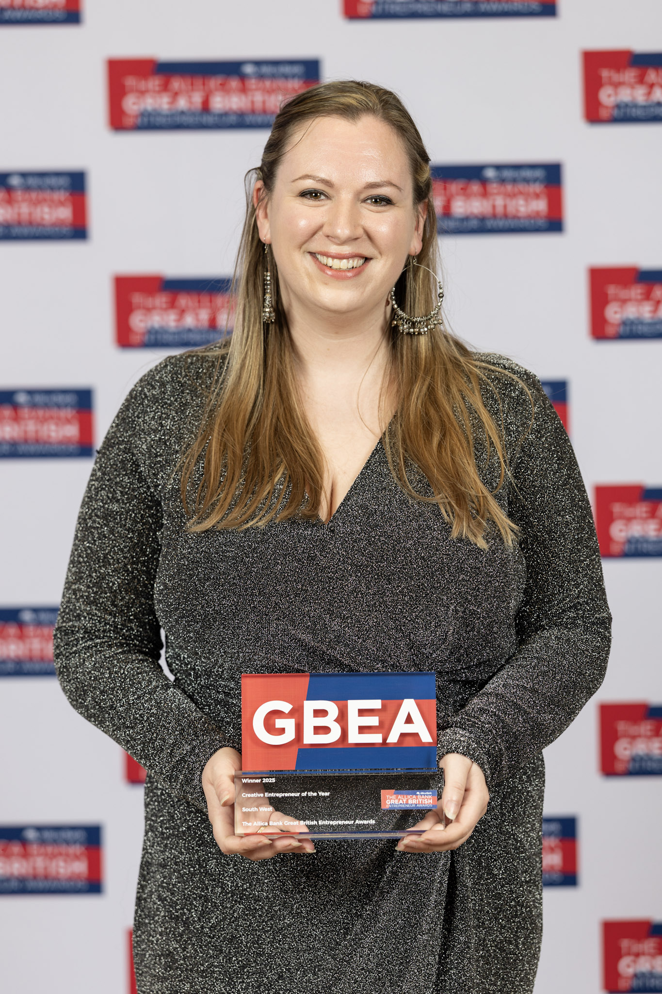 Hannah Viney with a Great British Entrepreneur Award