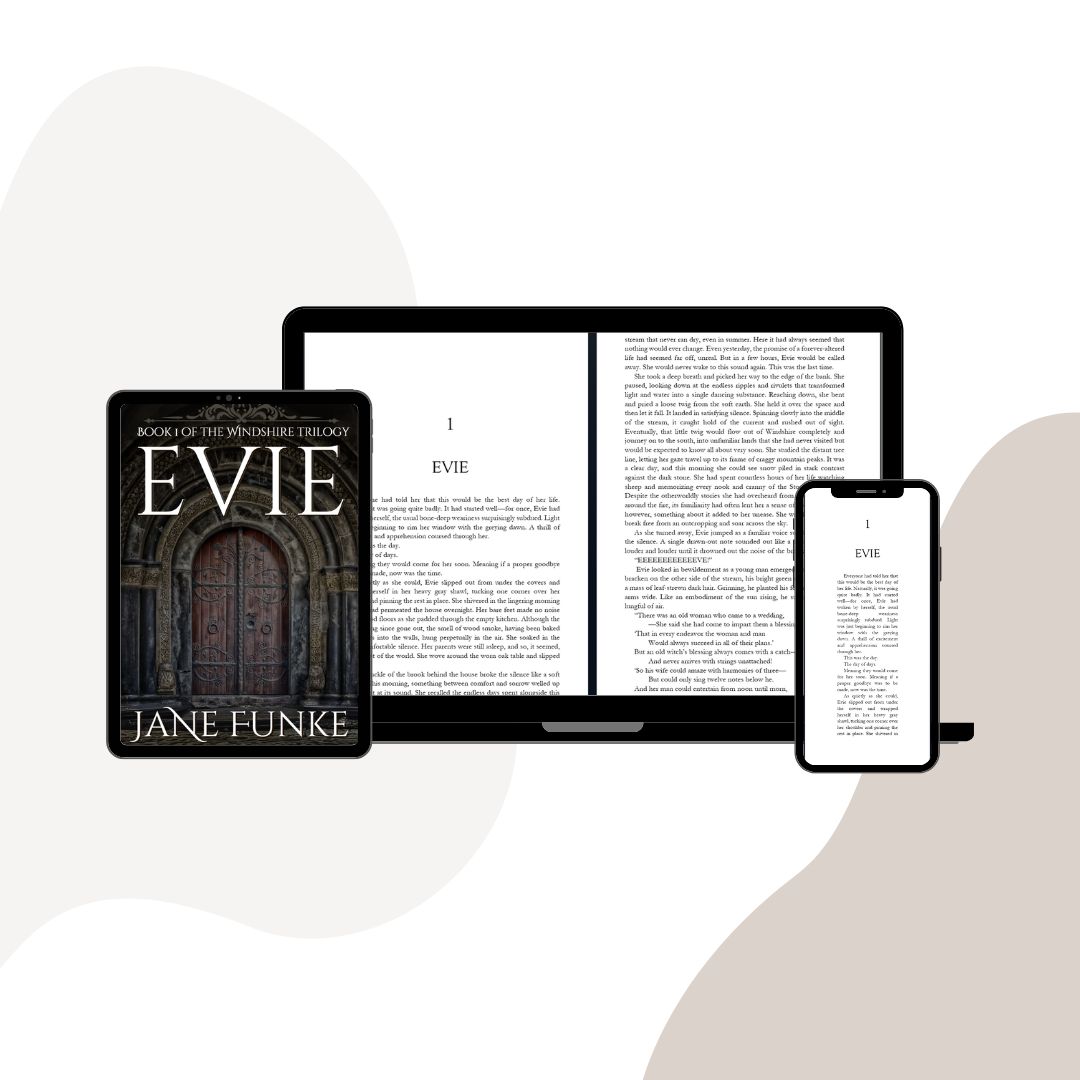 Evie fantasy fiction novel in paperback ebook hadcover
