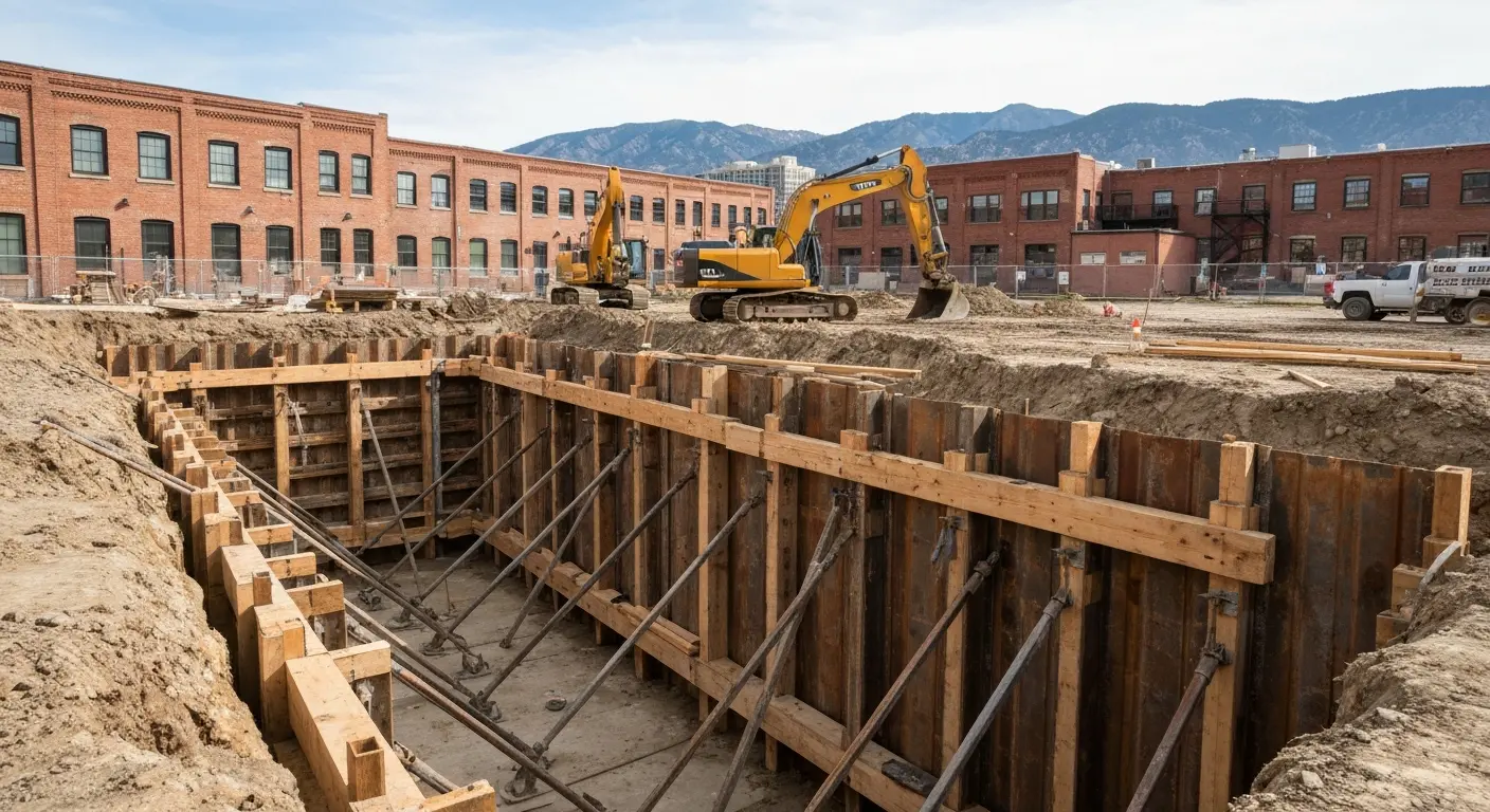 Foundation excavation project
