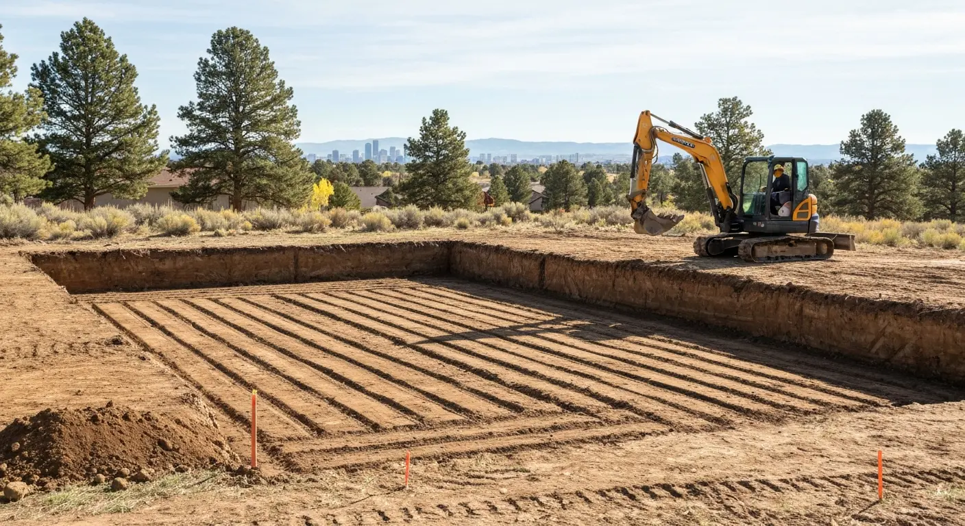 Foundation excavation project