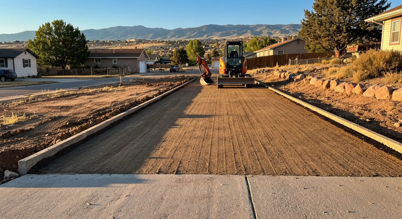Driveway preparation