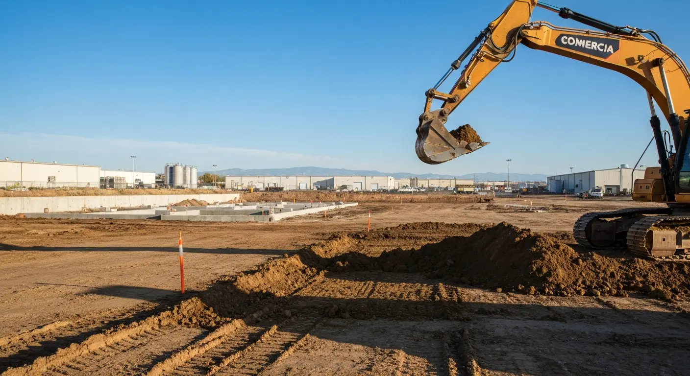 Excavation site in Tech Center