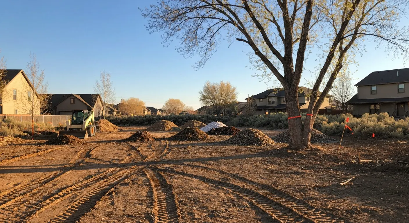 Land clearing and site preparation project