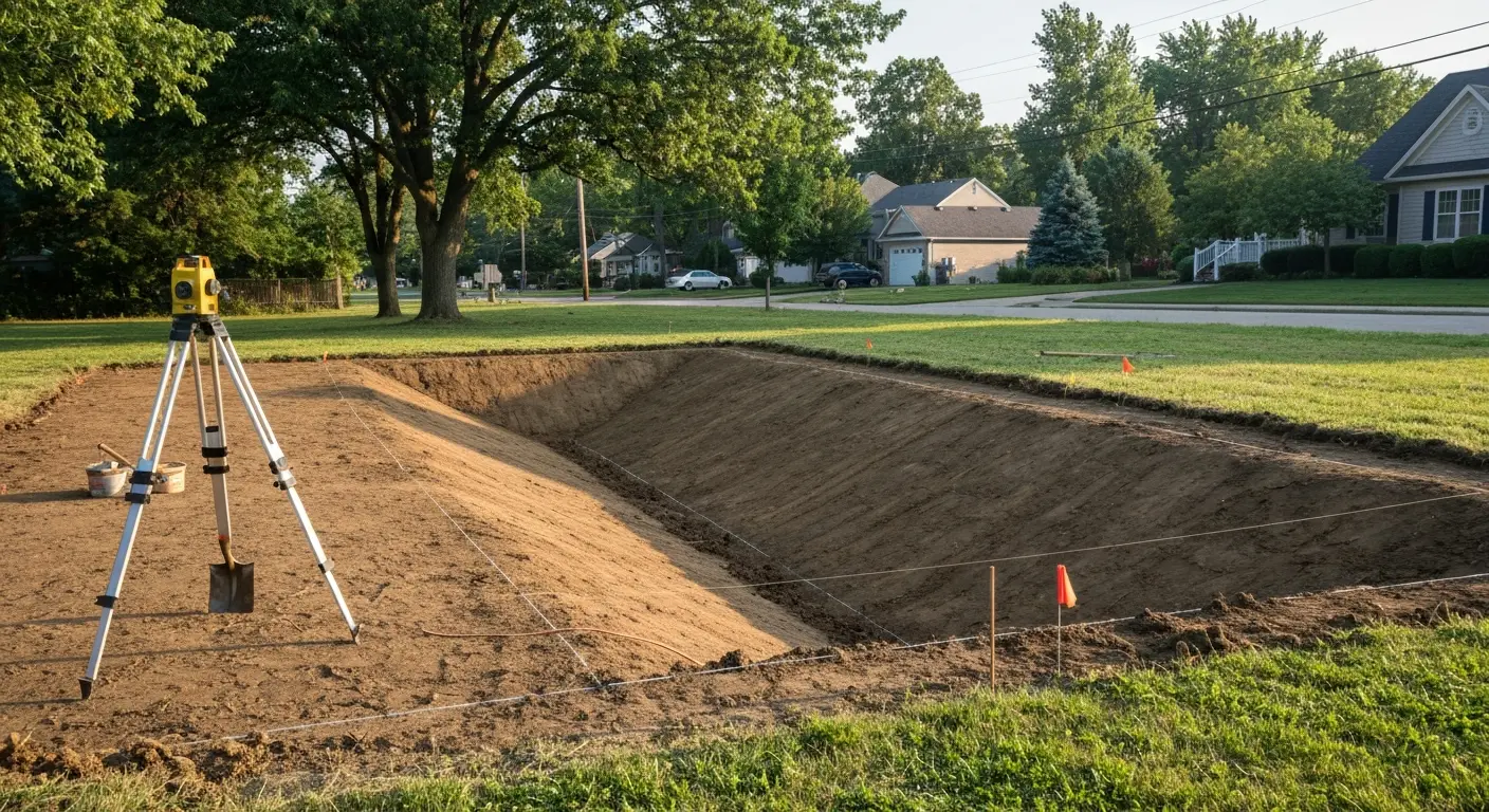 Site grading and preparation work