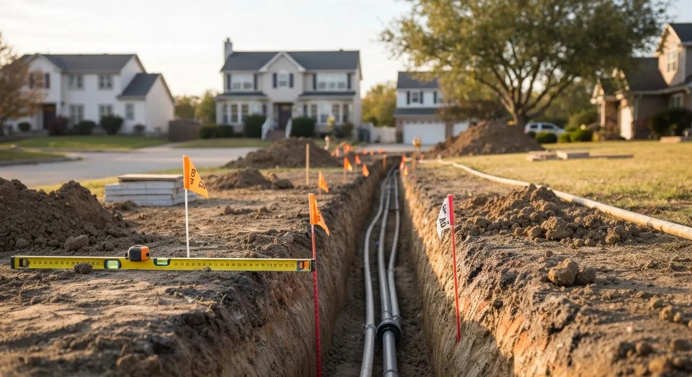 Utility trenching and preparation