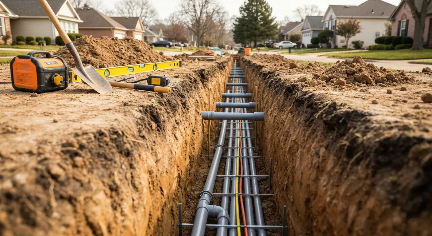 Trenching and utility work