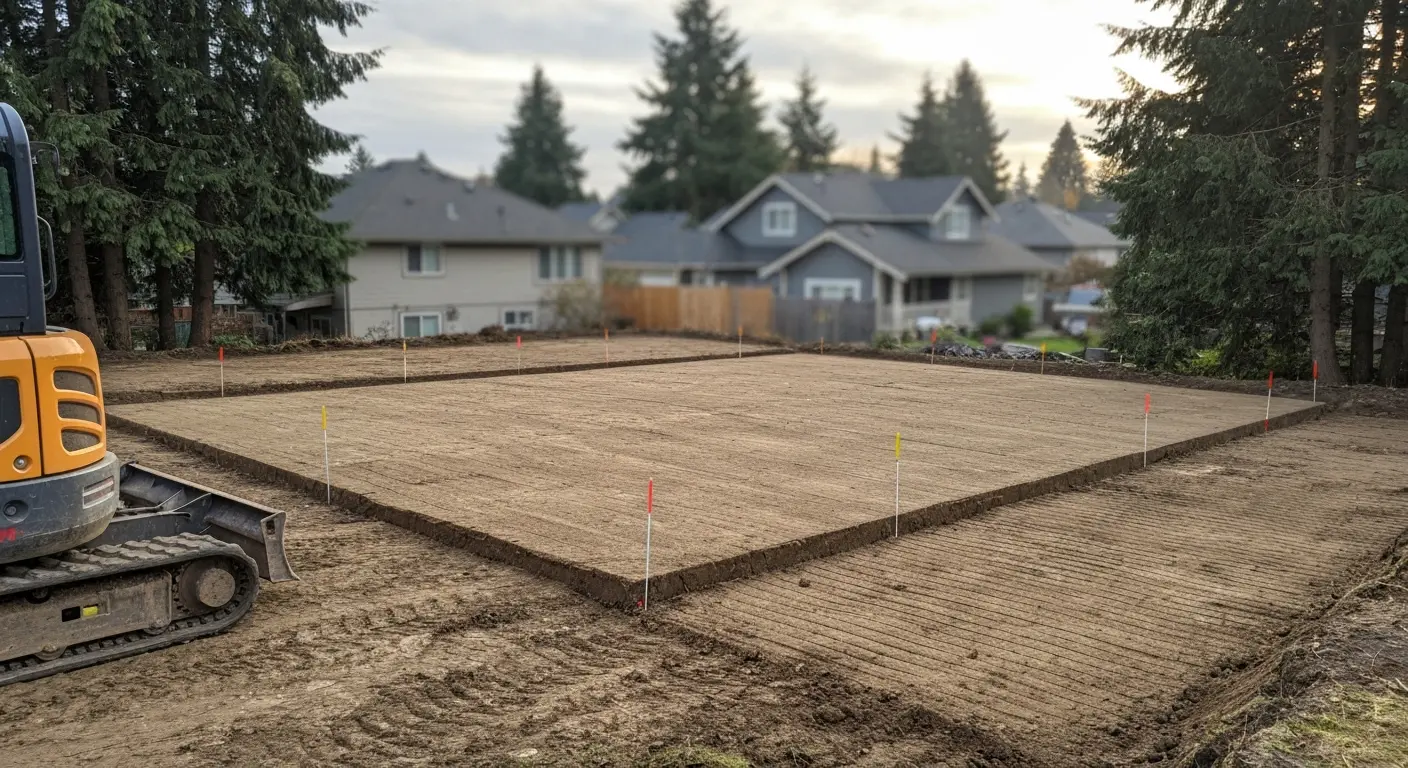 Site preparation and grading