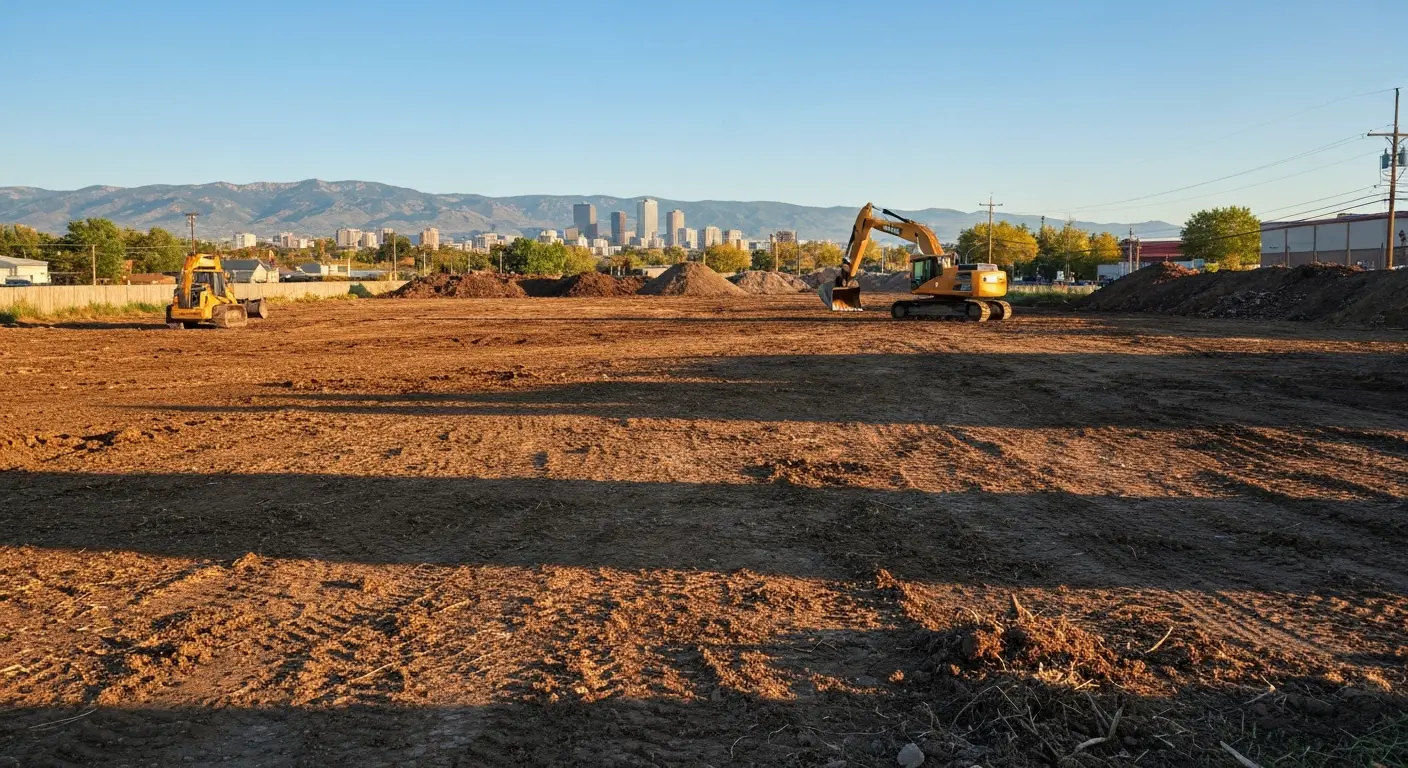 Lot clearing in Denver