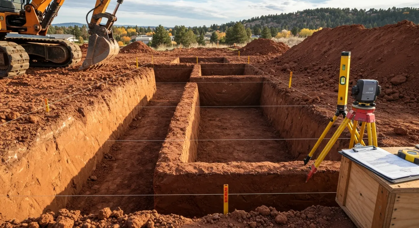 Foundation excavation project