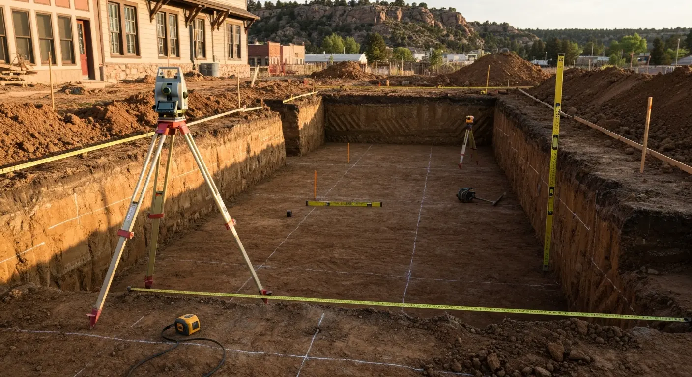 Foundation excavation project