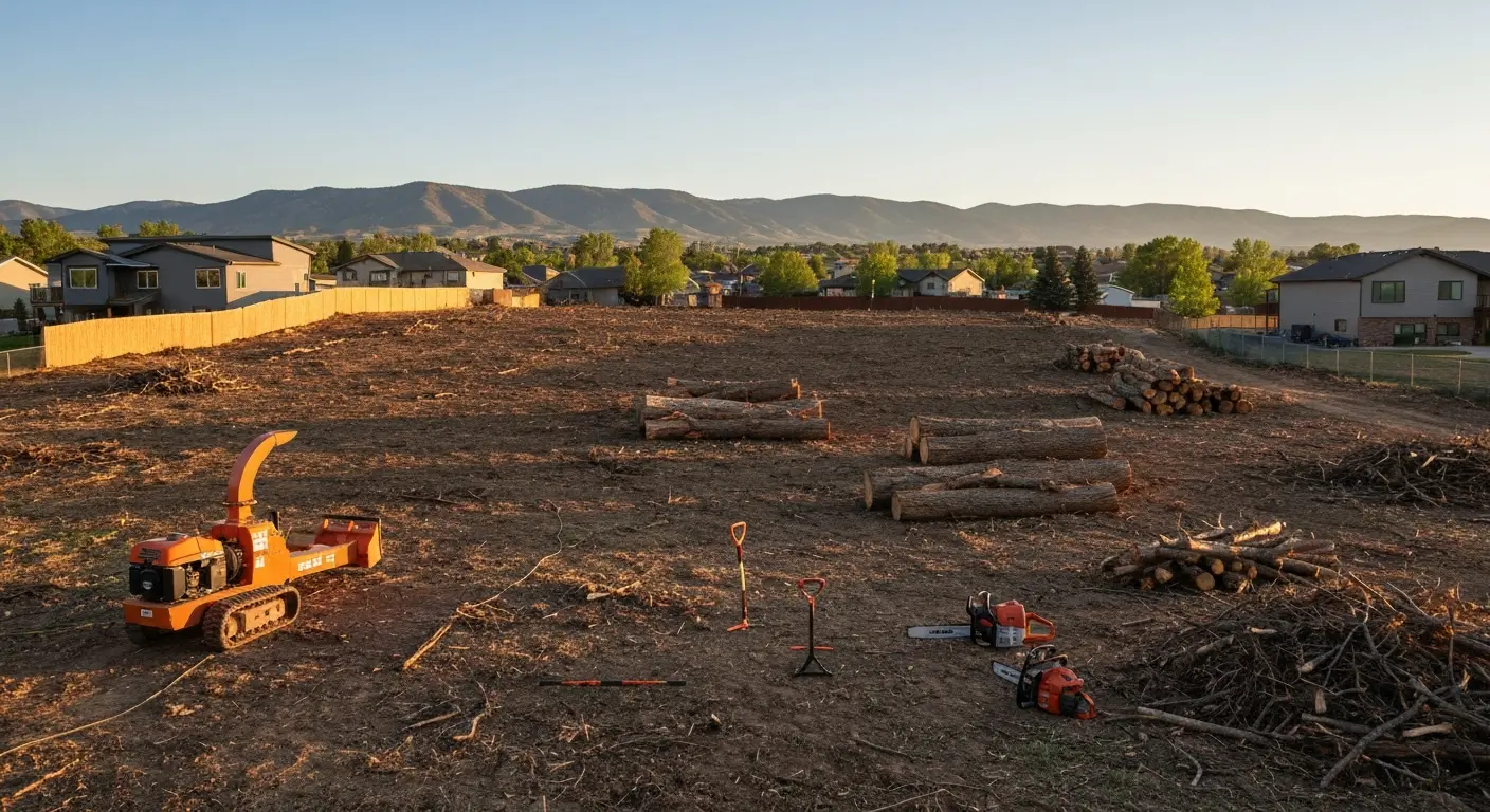Land clearing in Ken Caryl