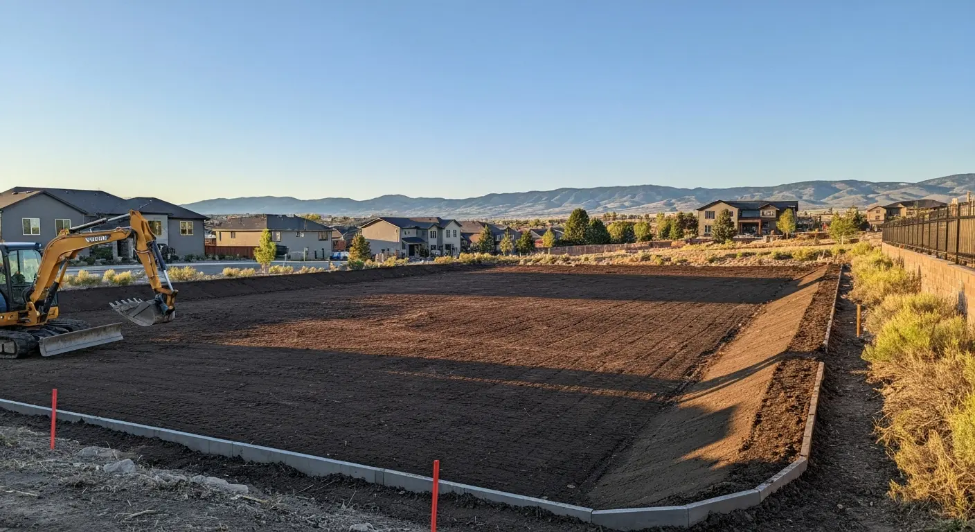 Lot clearing and land preparation in Denver