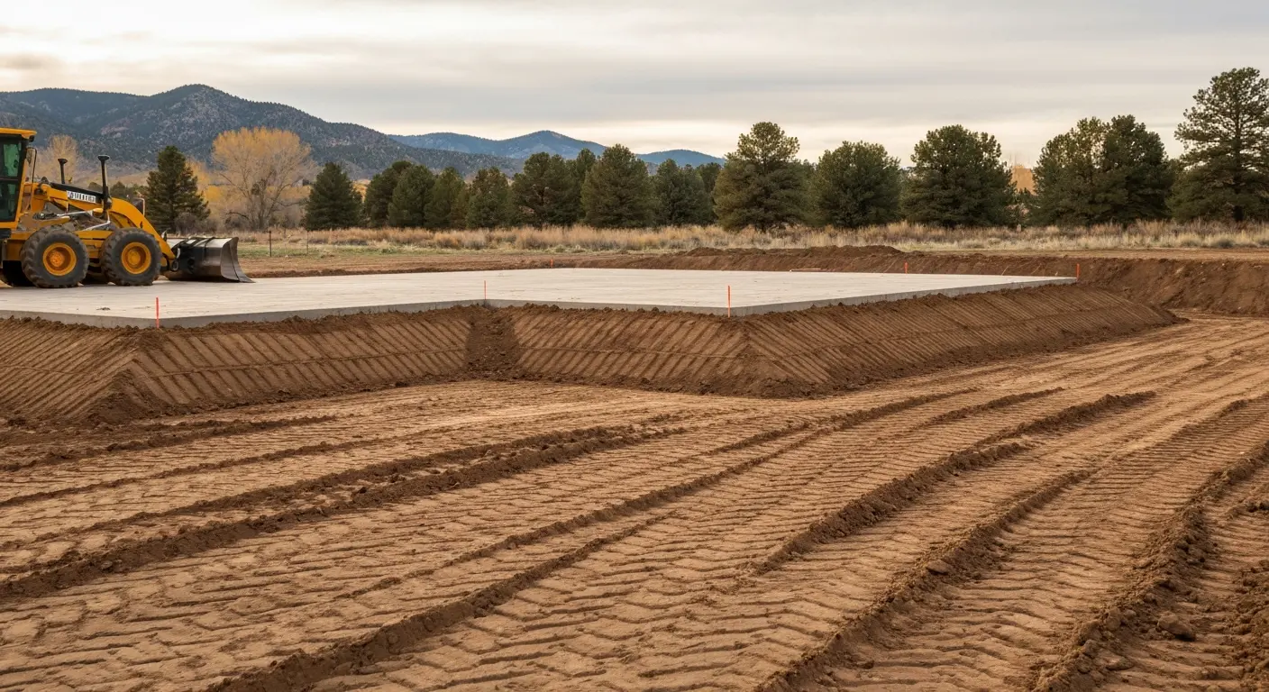 Site preparation and grading in Cherry Creek
