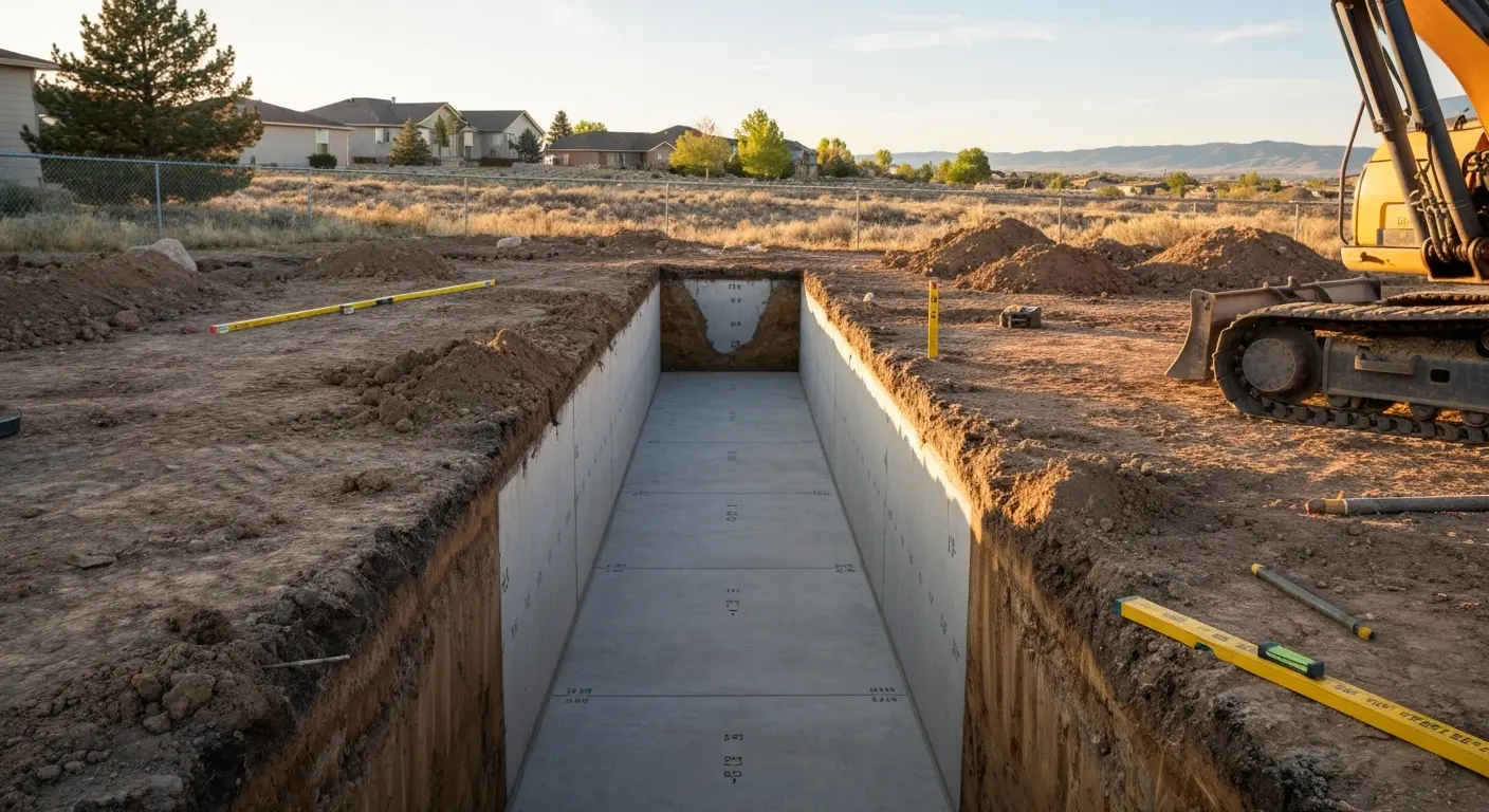 Foundation excavation project