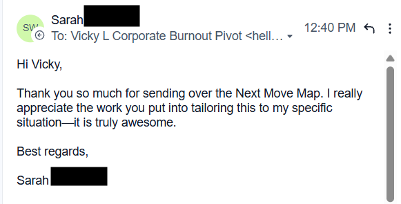 Your Next Move customer testimonial