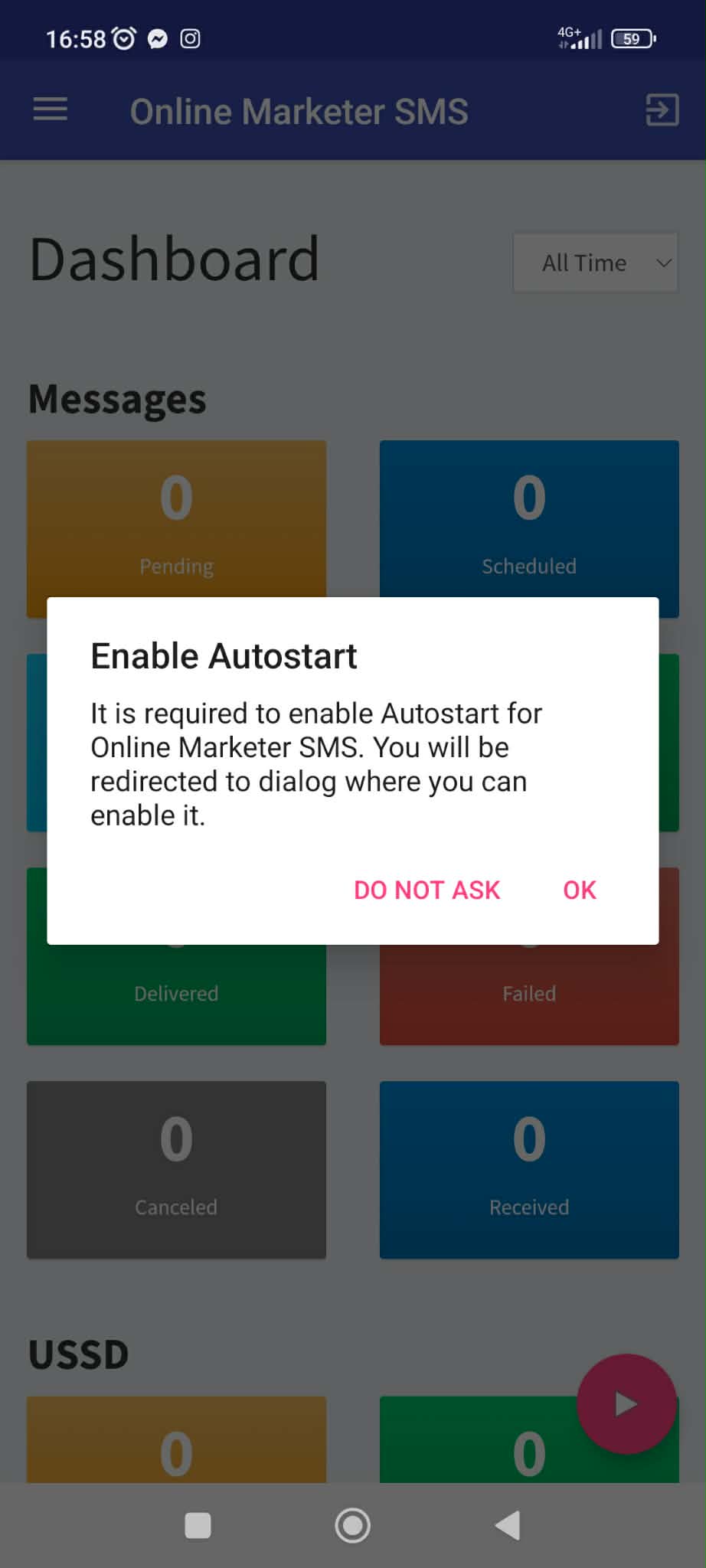 Enable Autostart