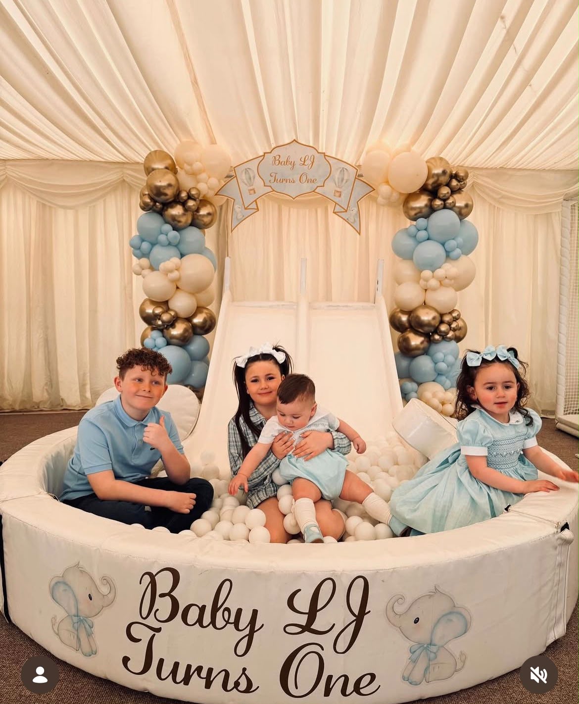 Luxury party styling by The Toddler Town Co