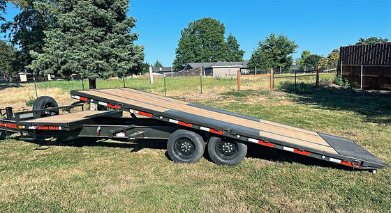 24 foot deckover tilt utility trailer rental in Deer Park, WA