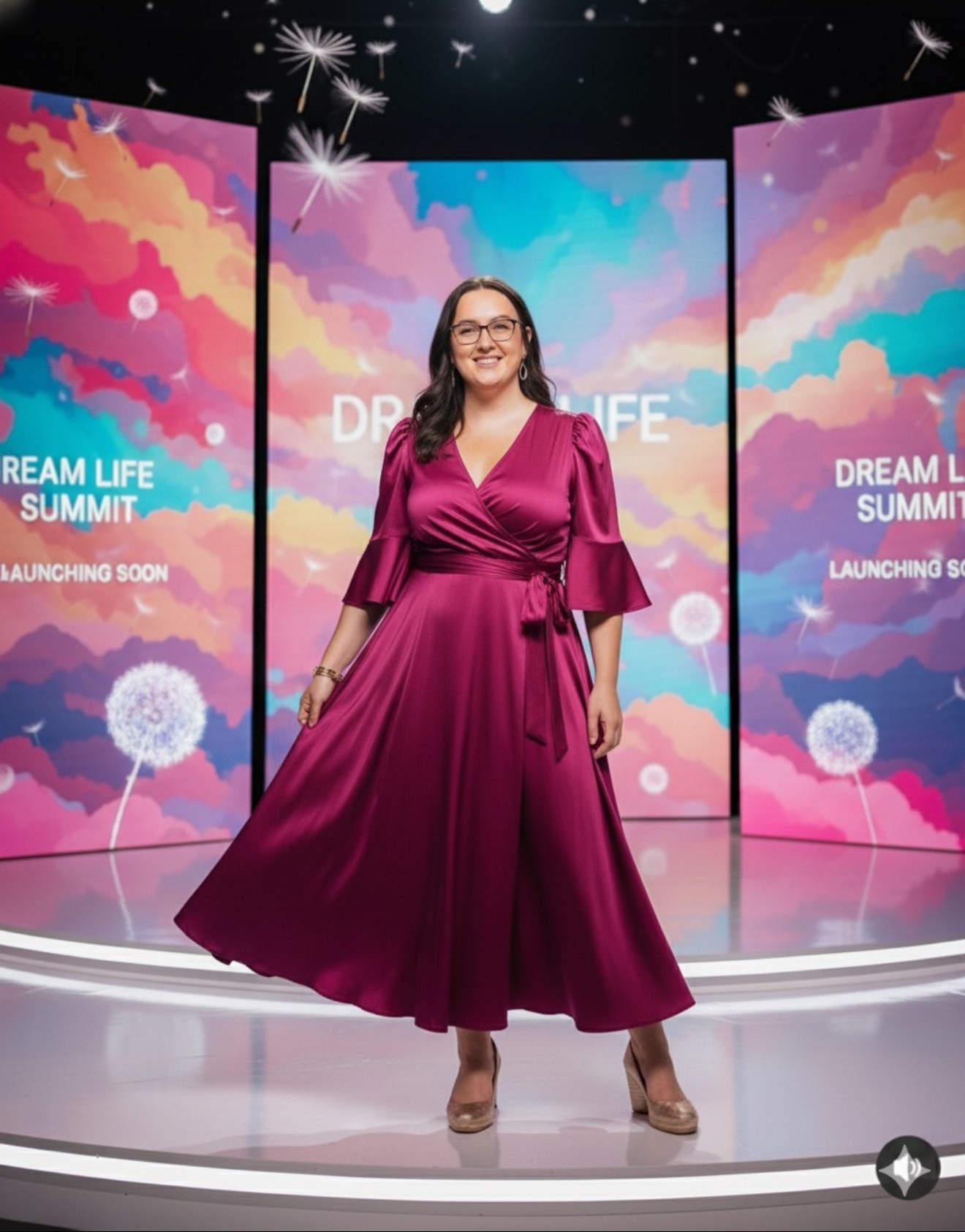 A flat lay of a colorful planner, coffee mug, and gold pen on a white desk, with sticky notes and a phone displaying a calendar app. The arrangement is neat, creative, and inviting, symbolizing organization and planning.