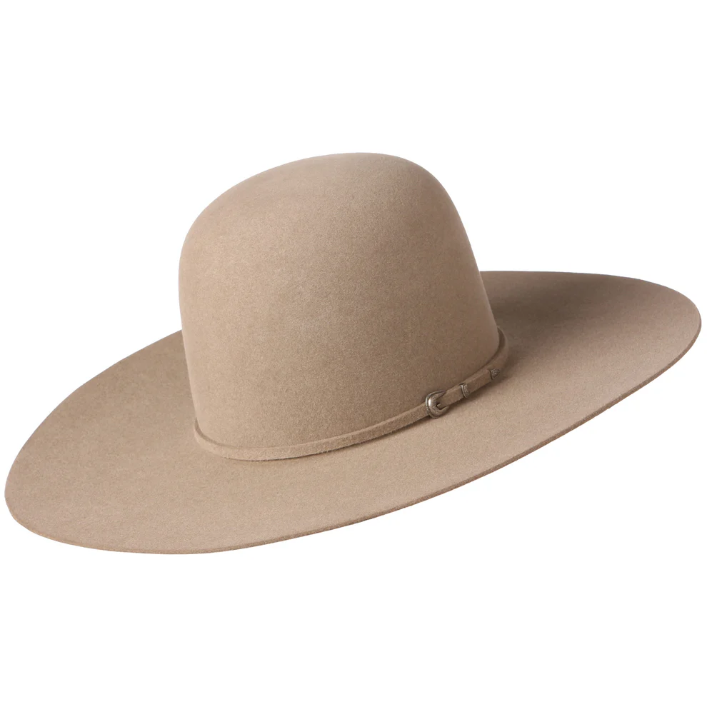 Rodeo King 7X fur felt open crown hat