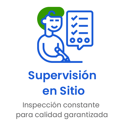 Supervisión en sitio: Inspección constante para calidad garantizada