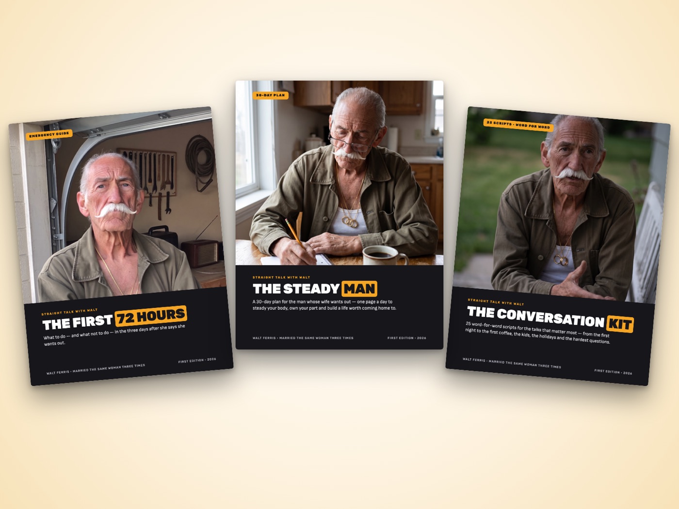 All three of Walt's guides