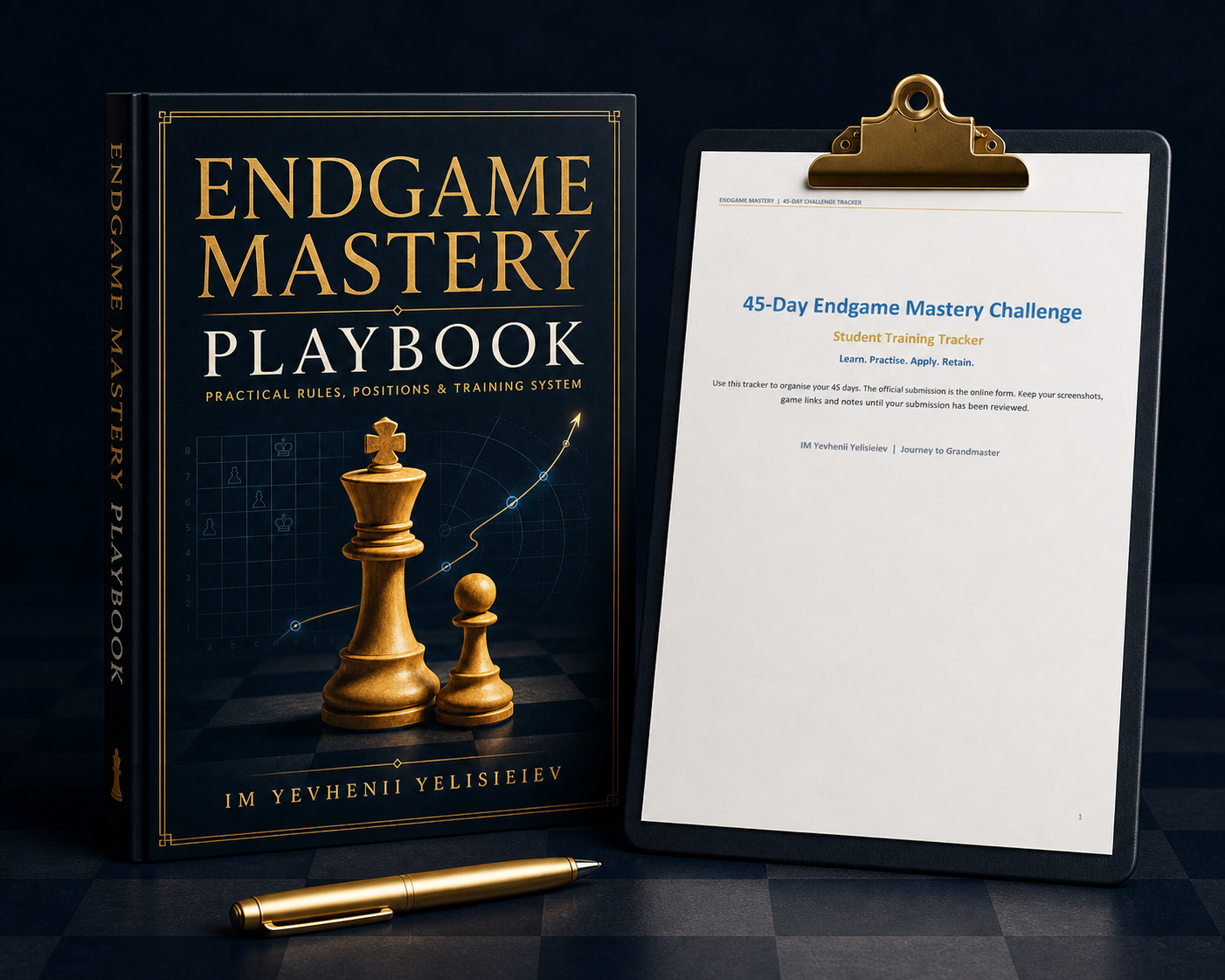 Endgame Mastery Playbook and 45-Day Challenge Tracker bundle