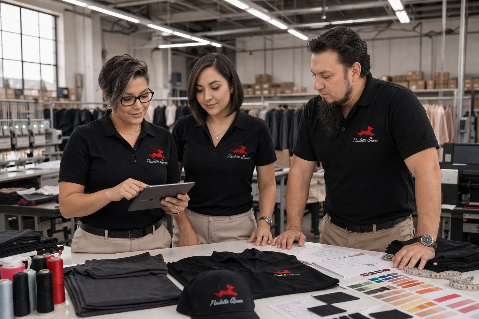 Taller de fabricación de uniformes Paulette Queen