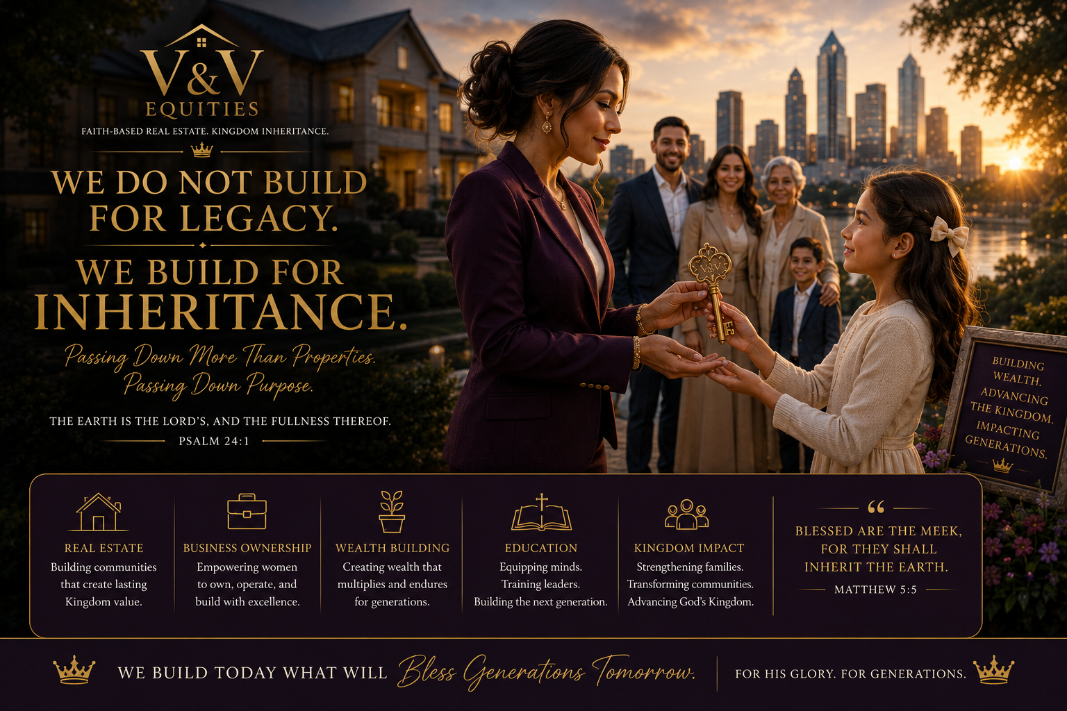V & V Equities strategy and advisory