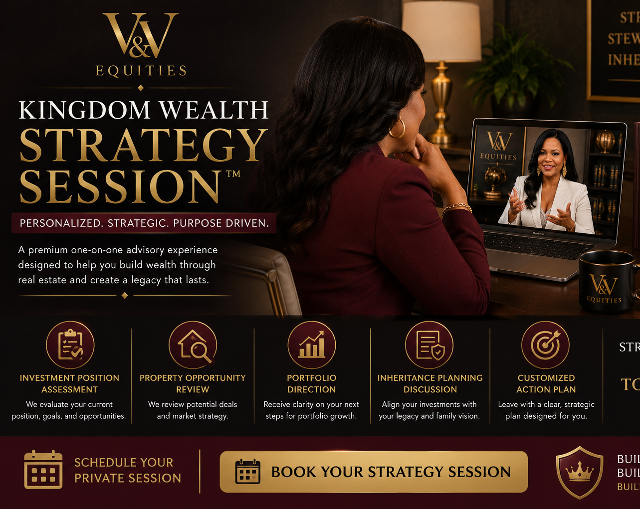 V & V Equities private strategy coaching