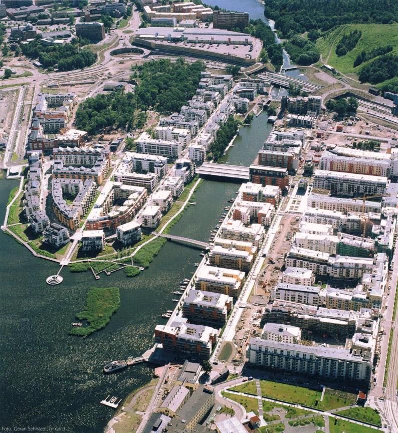 Hammarby Sjöstad – vy över stadsdelen där Thai House Wok öppnar sin tionde restaurang