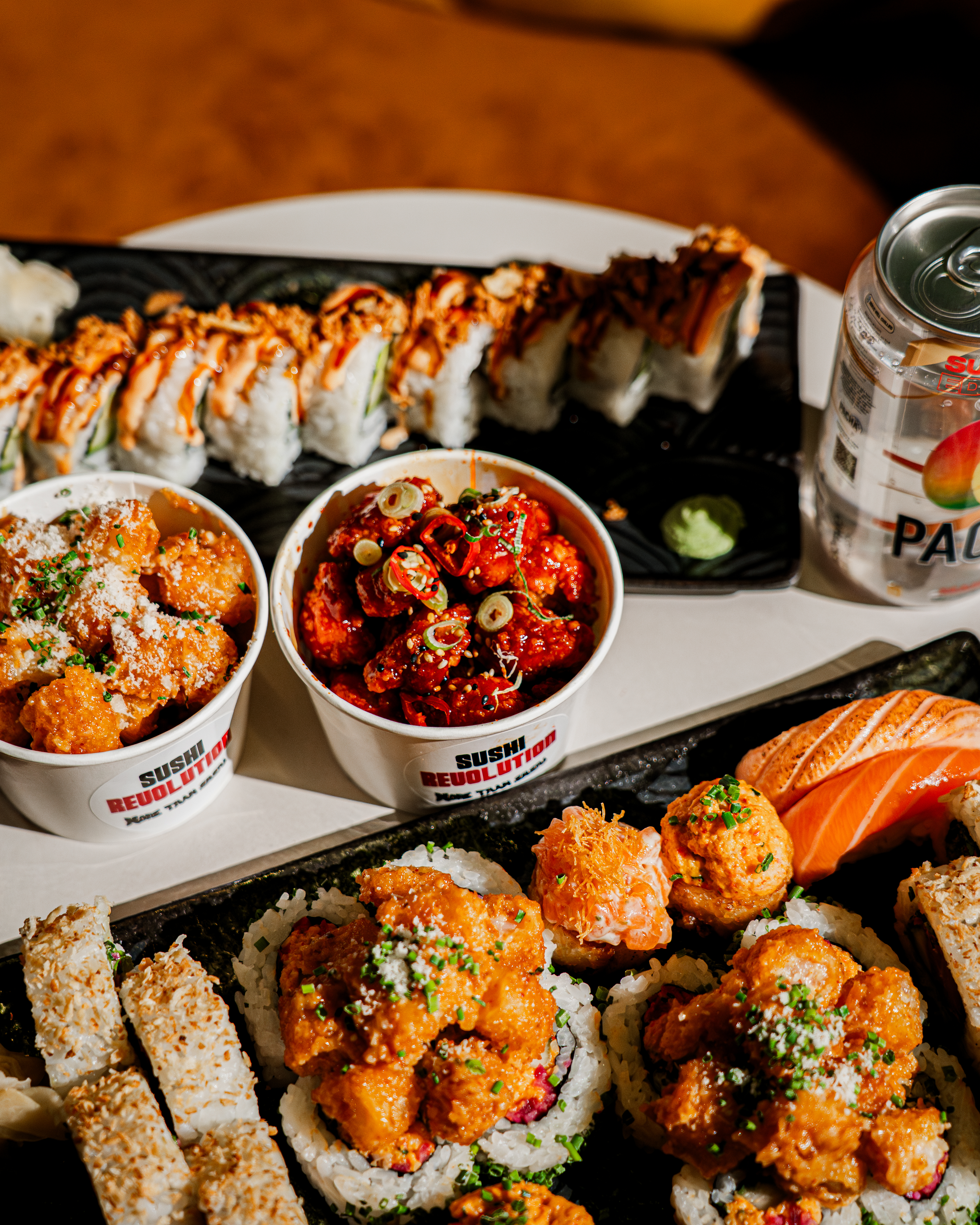 Sushi Revolution — produktion på plats