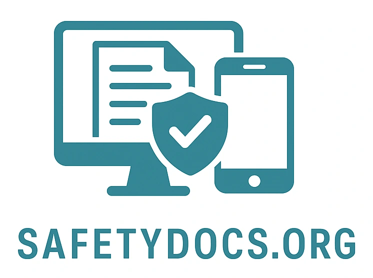 Safety docs containing essential workplace guidelines, protocols, and compliance information to ensure a secure environment.