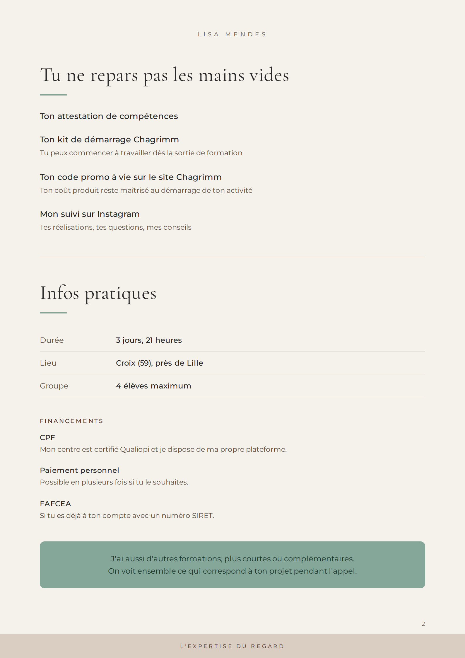 Programme page 2