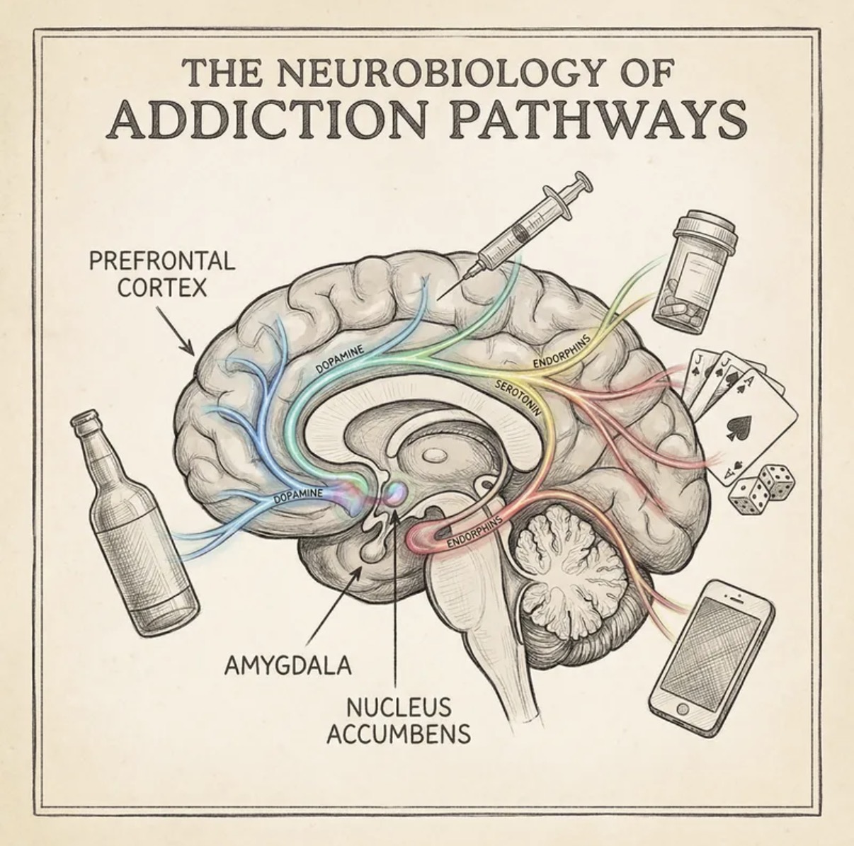 neurobiology of addiction pathway neurobiology of addiction pathway