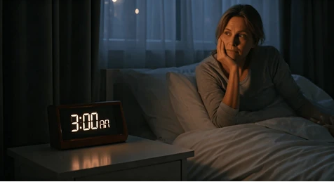 woman awake at 3 am woman awake at 3 am
