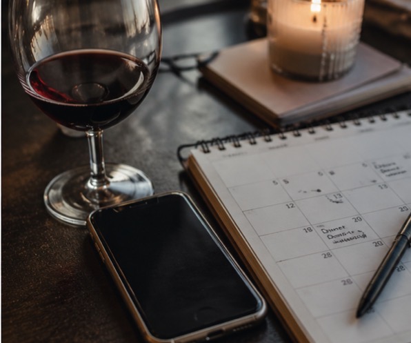 Phone, calendar and wine...decision fatigue