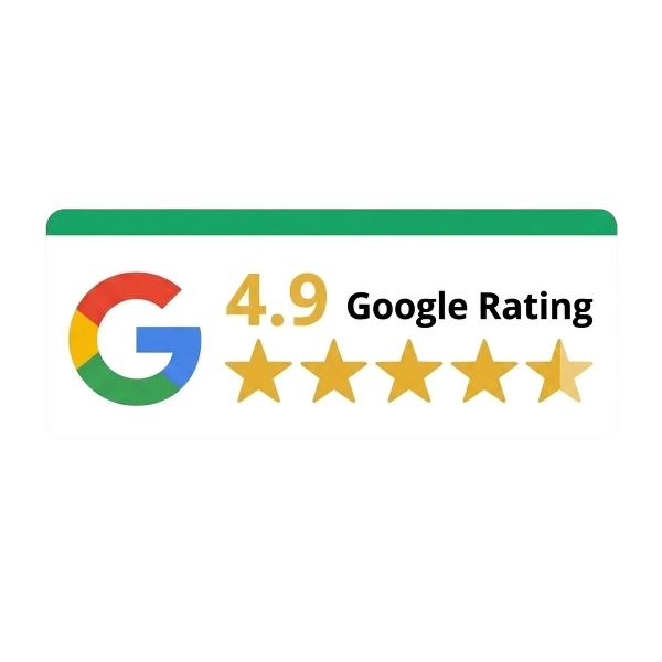 Google Rating 4.9 out of 5